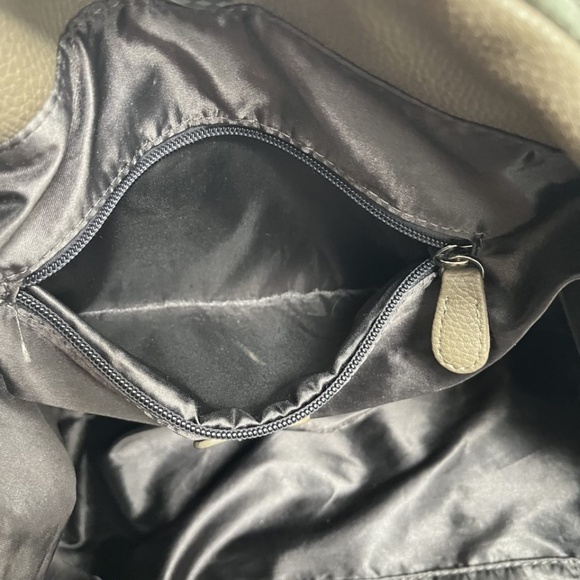 Deux Lux Misha Satchel Olive Green Velvet Large Tote Boho Detachable Strap - Picture 9 of 11